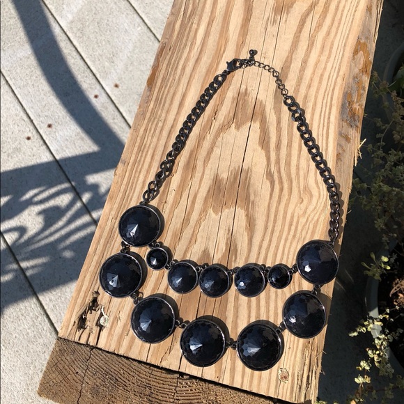 sparklepop Jewelry Black Circle Necklace Poshmark